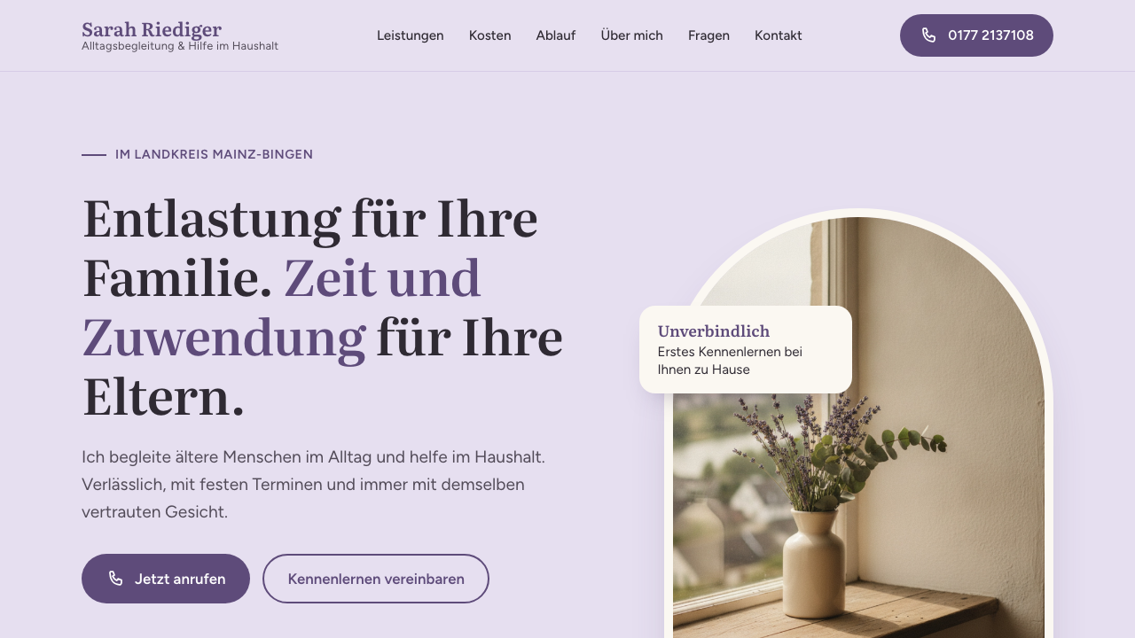 Entwurf 3: Lavendel